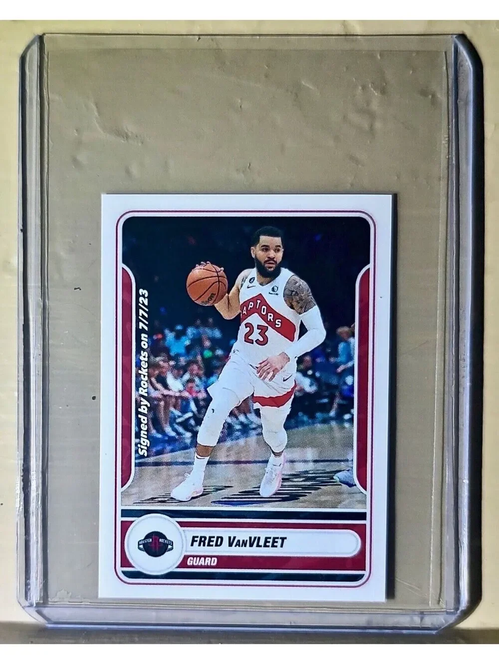 2023-24 Fred VanVleet Panini NBA Basketball #341 Sticker Houston Rockets